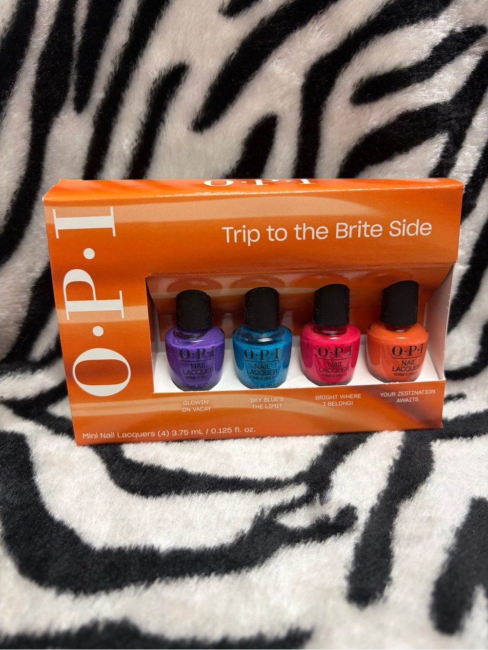 Mini Nail Lacquer 4-Color Set — Trio to the Brite Side